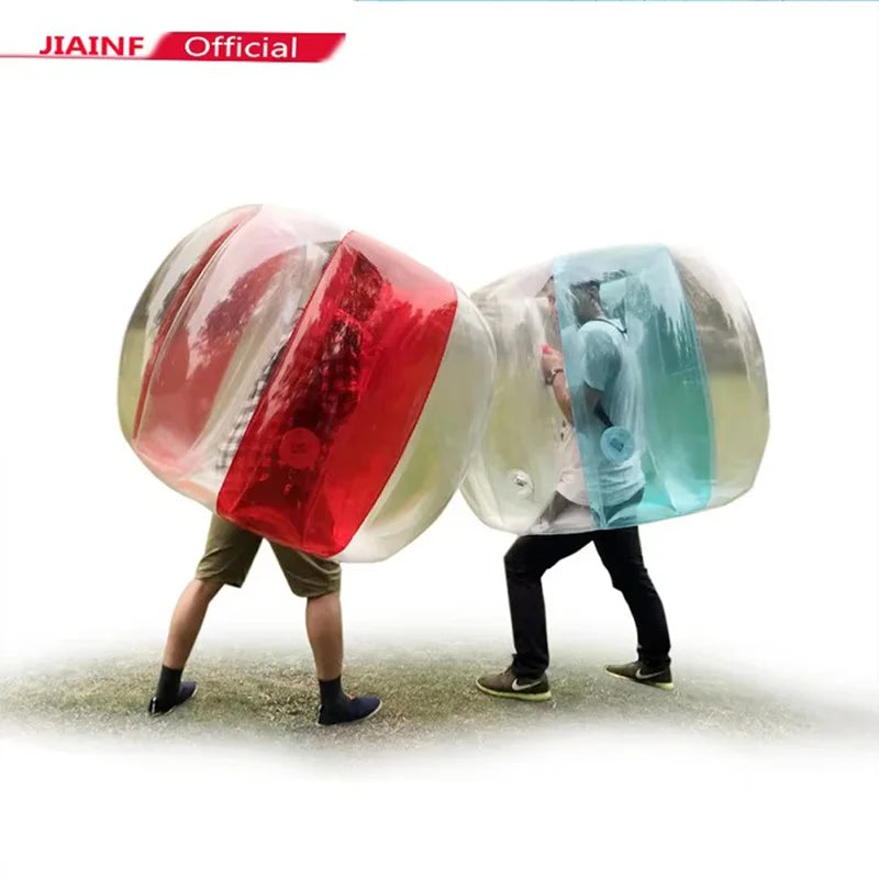 Zorb ball gonflable bumper sur herbe