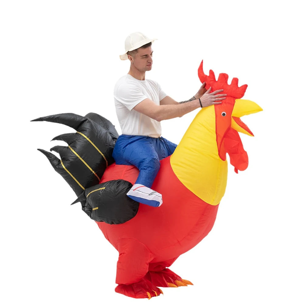 Déguisement gonflable coq géant Halloween