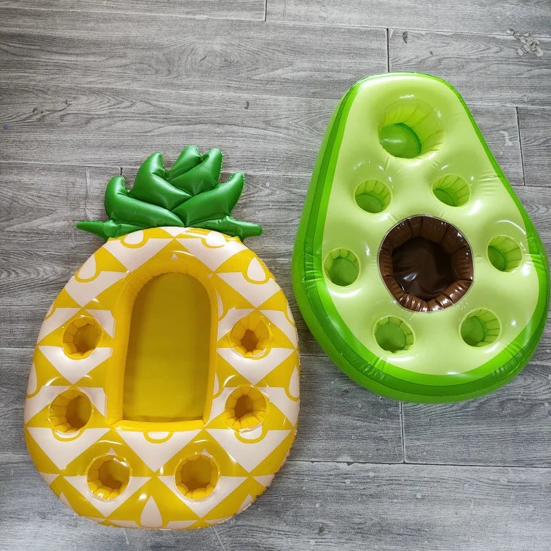Bouée gonflable seau ananas piscine