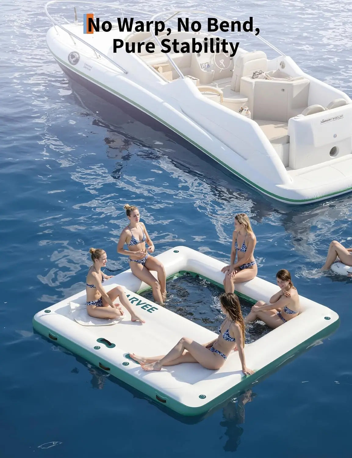 Plateforme flottante gonflable multi-personnes