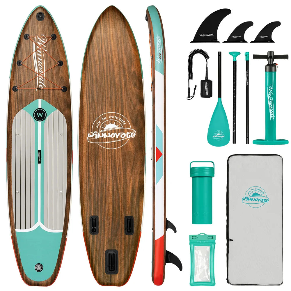 Paddle gonflable rangé et compact
