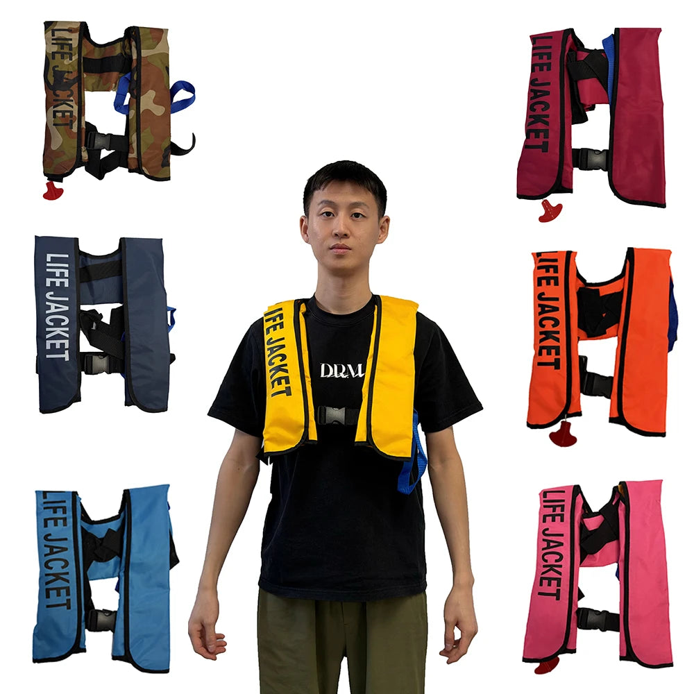 Gilet de sauvetage gonflable natation grande flottabilité