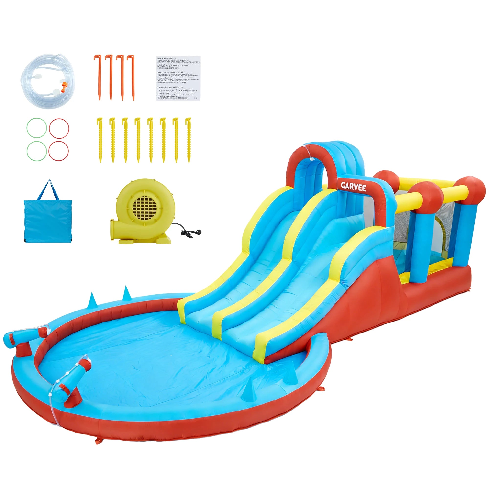 Château gonflable Oxford 840D résistant pour jardin