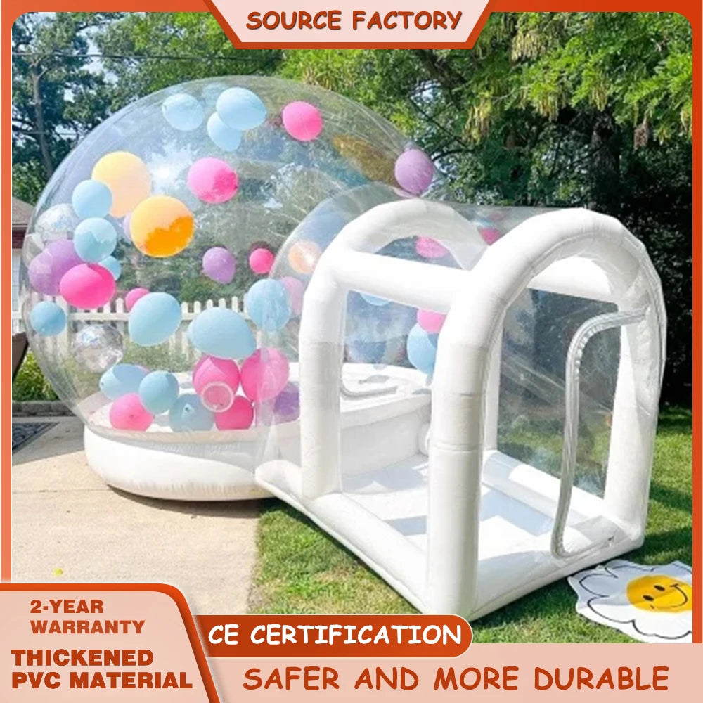 Château gonflable trampoline filets protection enfants