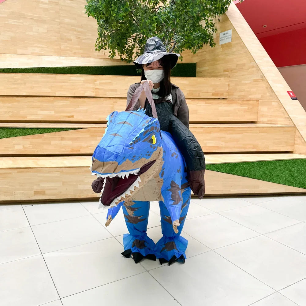 Costume T-Rex gonflable avec ventilateur USB
