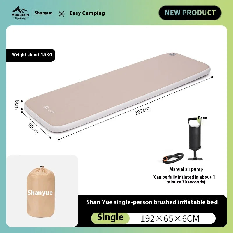 Version simple du matelas de camping gonflable automatique
