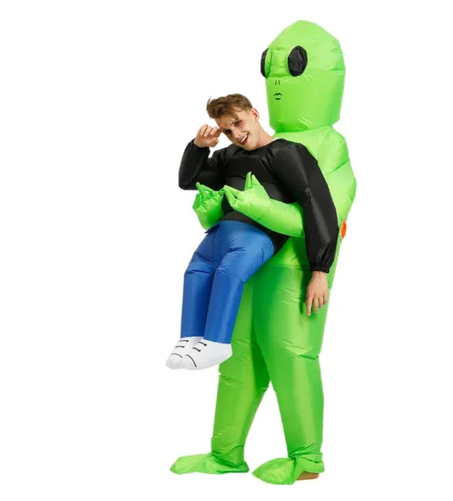 Costume T-Rex gonflable, ventilateur intégré inclus