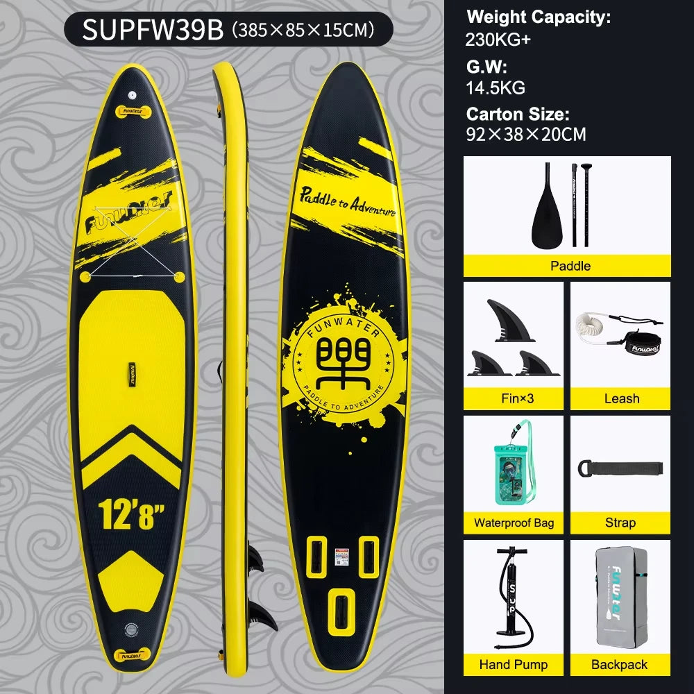 Utilisation du paddle gonflable en rivière