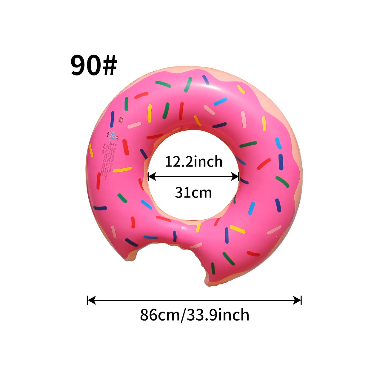 Flotteur gonflable donut plage bord de mer