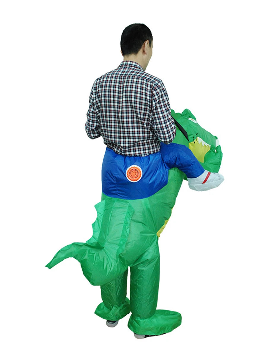 Détail costume gonflable crocodile polyester résistant