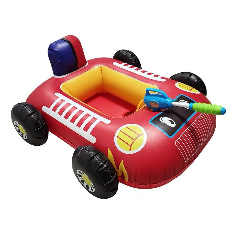 Adulte profitant de la bouée gonflable en piscine