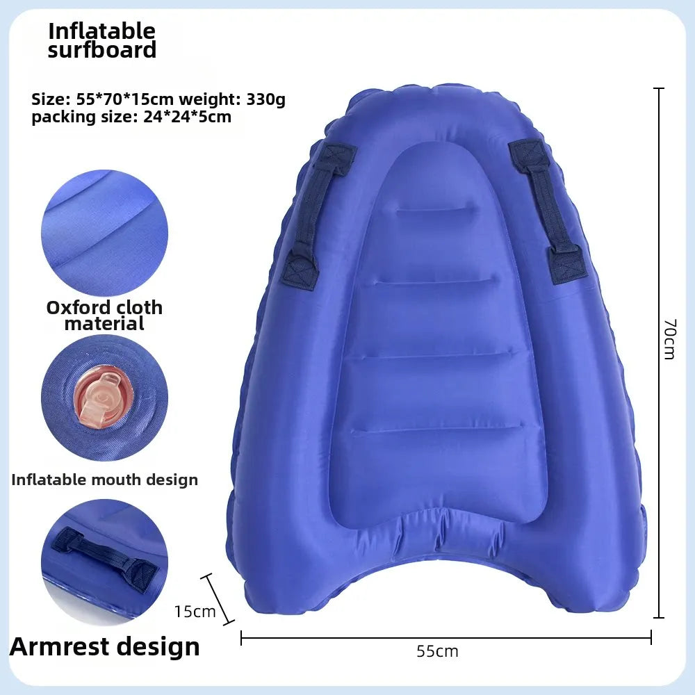 Bodyboard portable gonflable transport facile