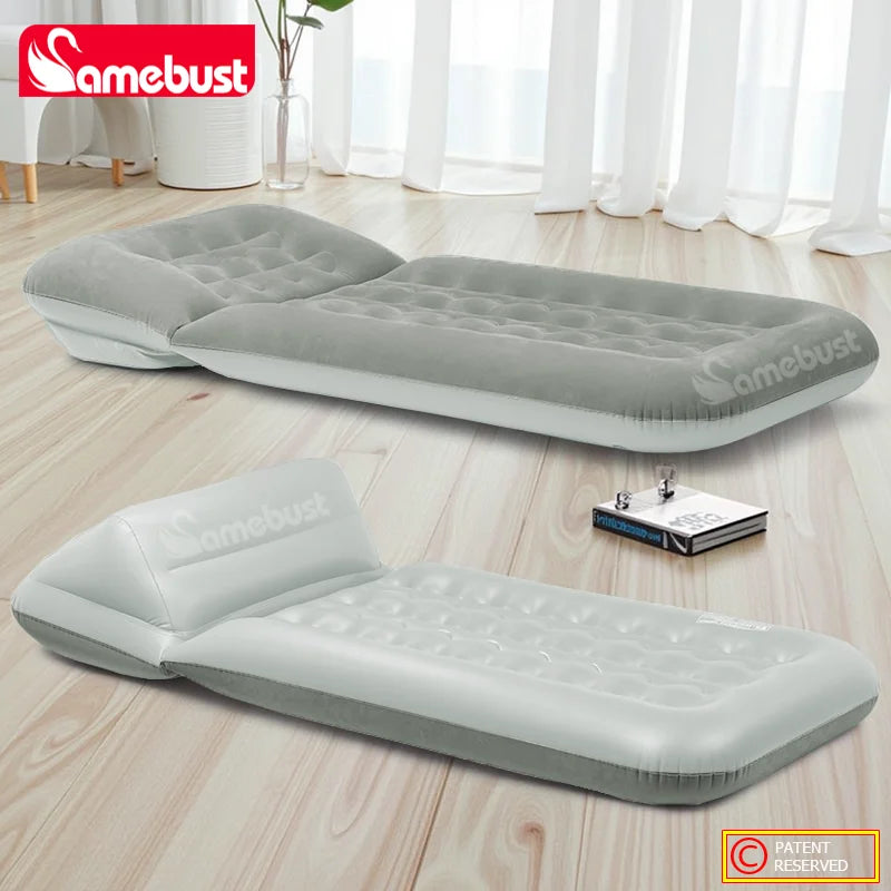 Matelas gonflable pliable salon jardin extérieur