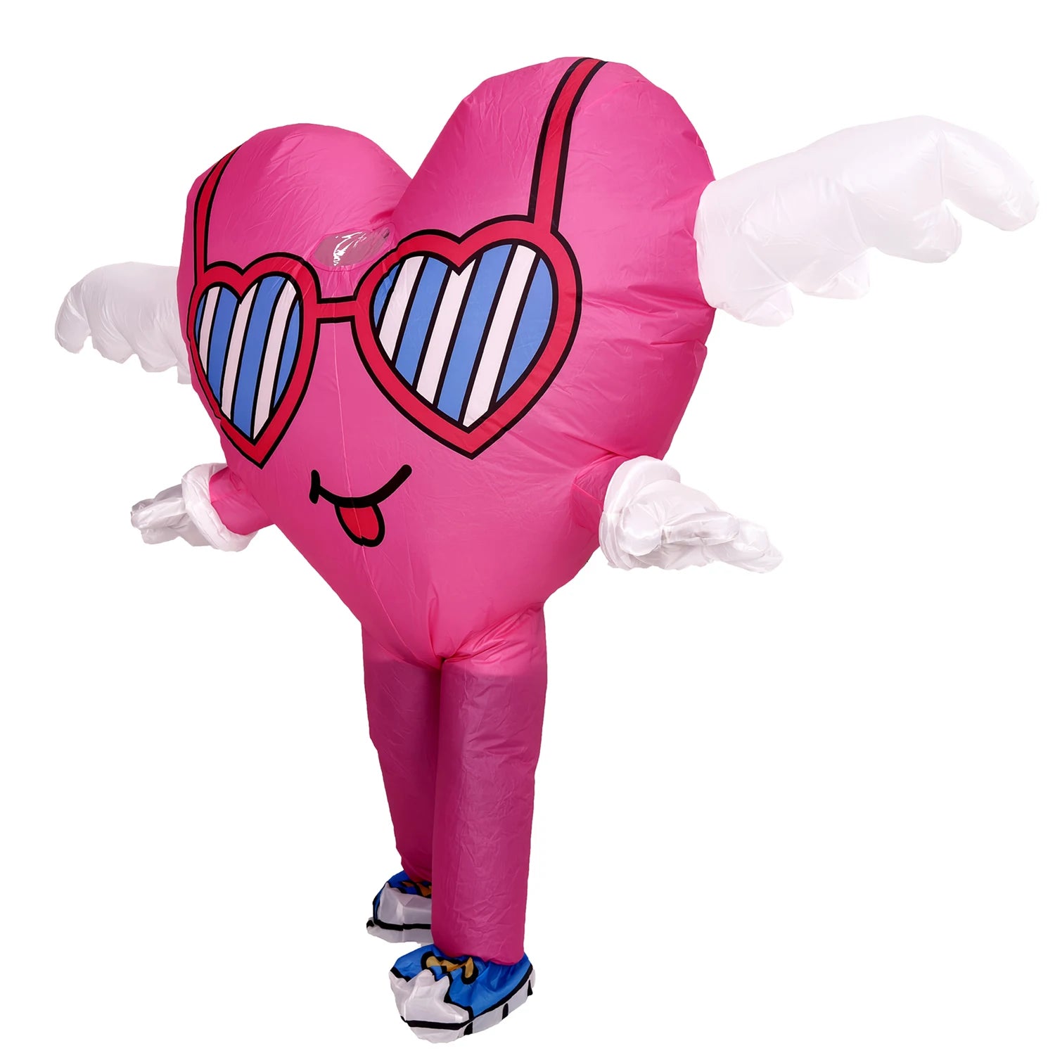 Costume cœur gonflable adulte carnaval
