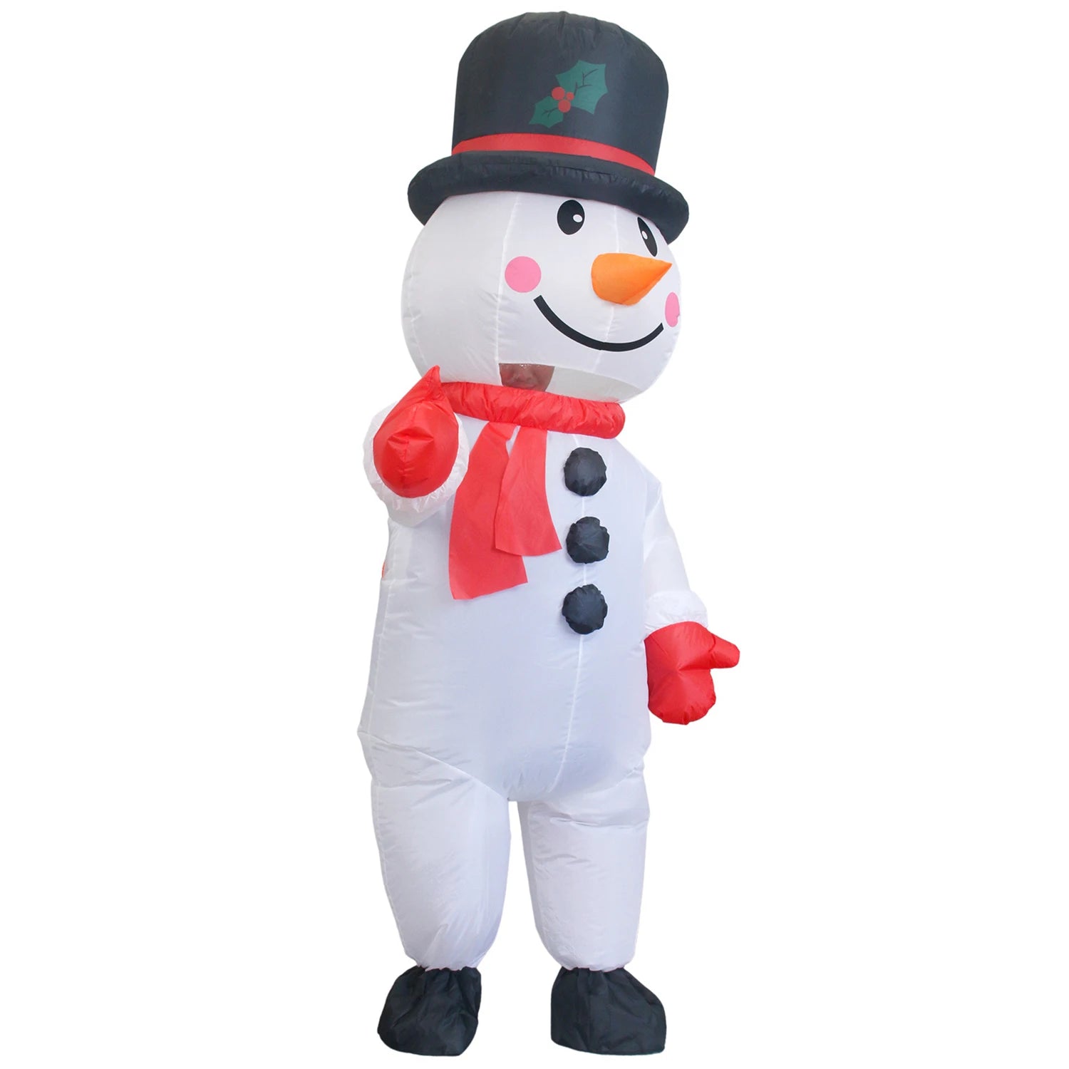 Costume gonflable neige carnaval hivernal