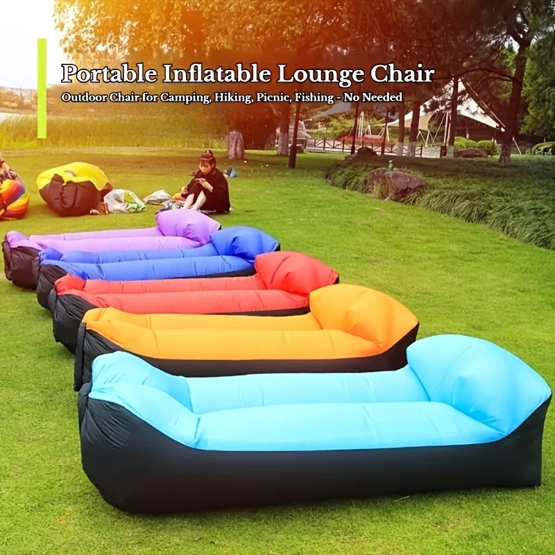 Tapis de Couchage Gonflable Oreiller Intégré - vue d'ensemble