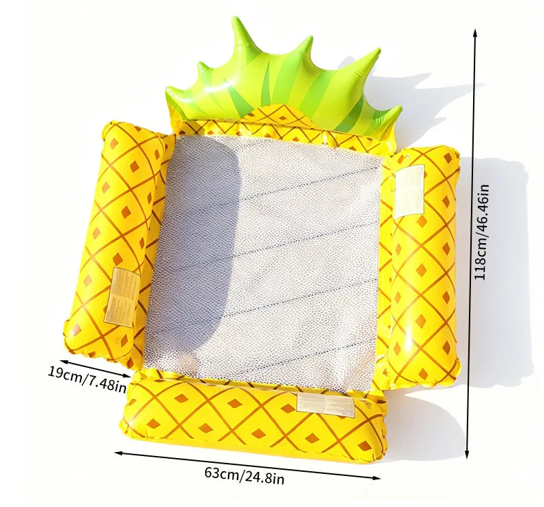 Bouée Gonflable Hamac Fruit Multicolore au soleil 44