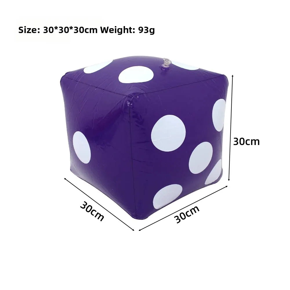 Dés gonflables 30cm rangement compact facile