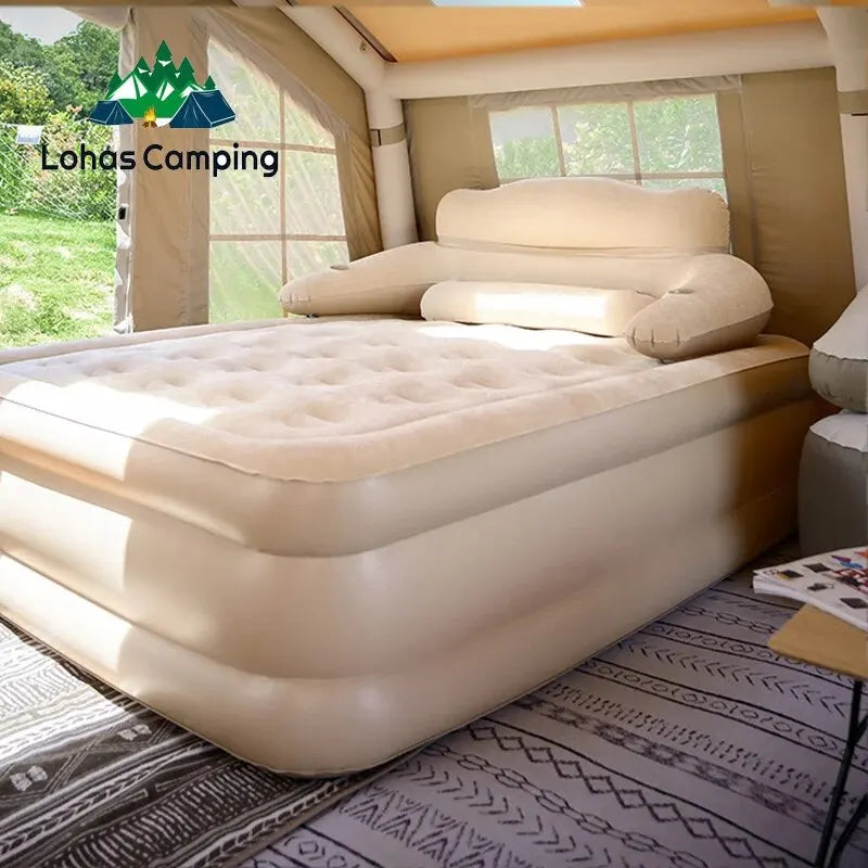 Matelas de Camping Gonflable Dossier - vue d'ensemble