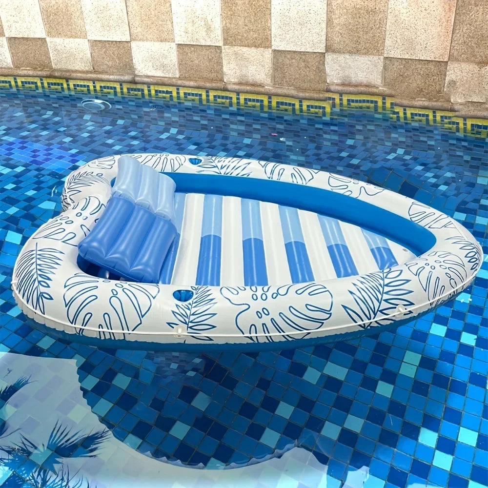 Matelas gonflable idéal pour la détente en piscine