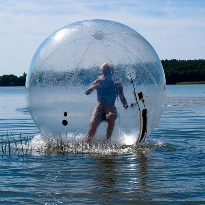 Zorb ball gonflable aquatique vue d'ensemble