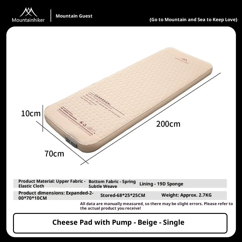 Matelas gonflable pour deux personnes en camping