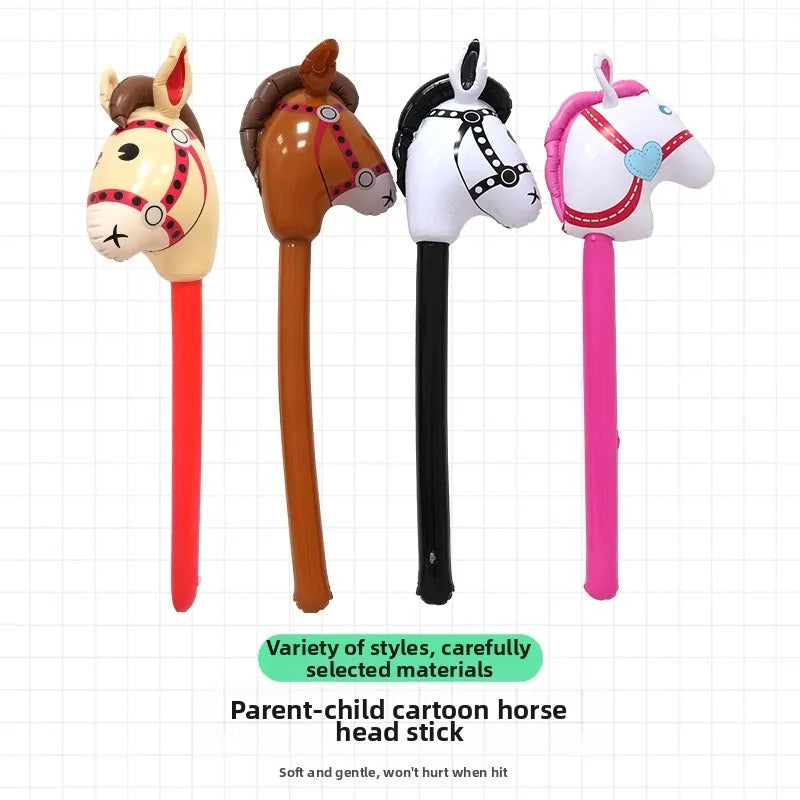 Costume gonflable poney idéal pour jeux extérieur