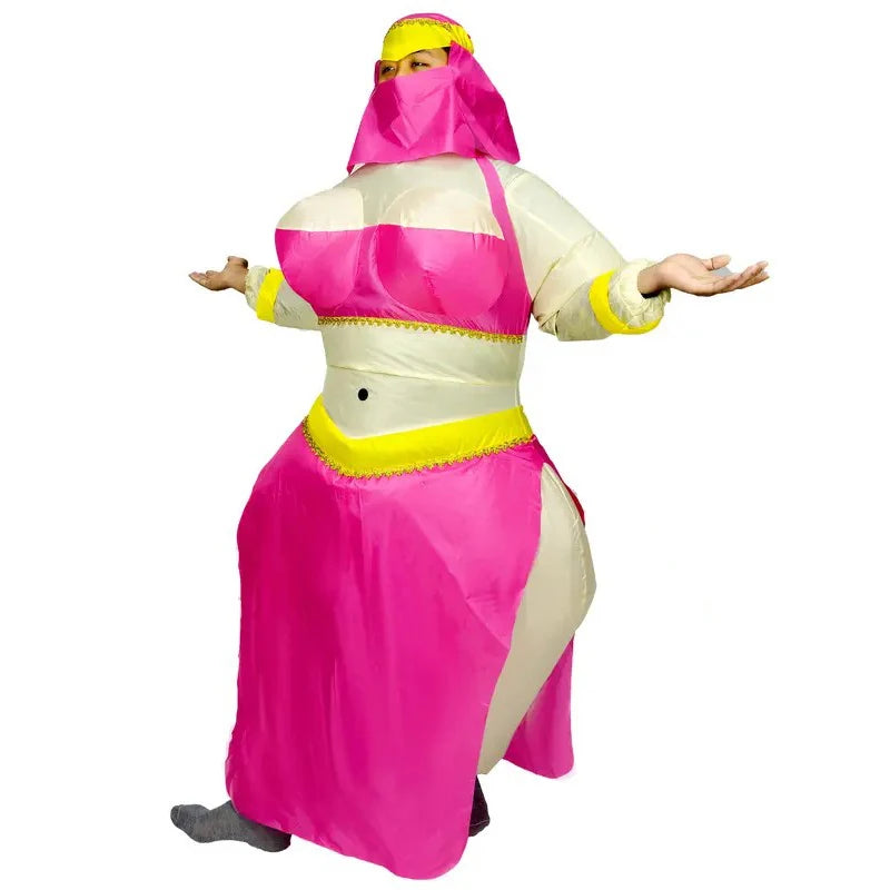 Costume gonflable sultan danseur adulte vue de face