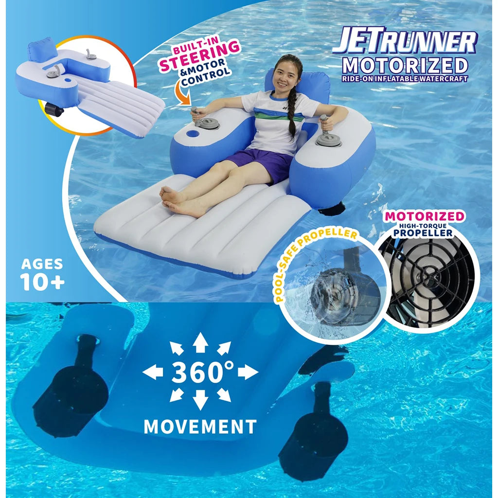 Bouée Gonflable Transat Motorisé Luxe vue d'ensemble