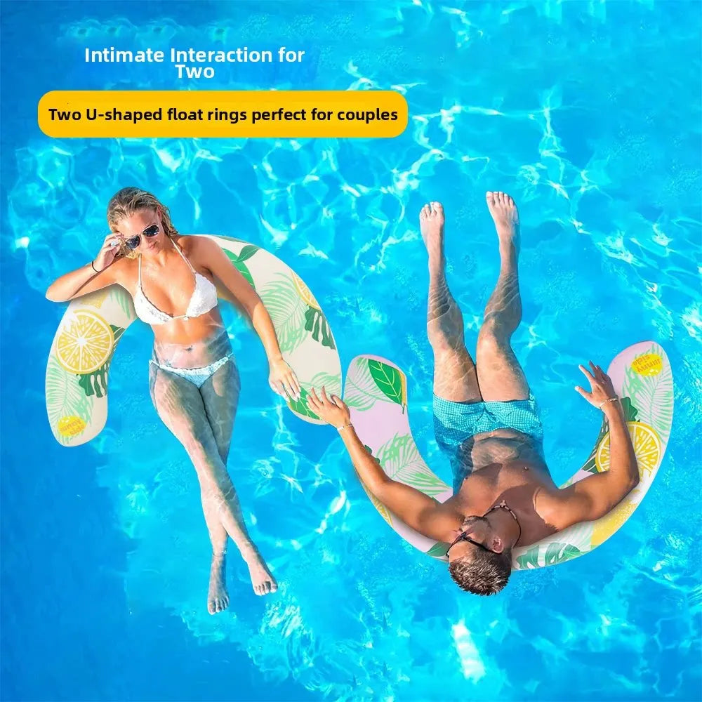 Bouée gonflable ergonomique pour adulte, utilisation plage