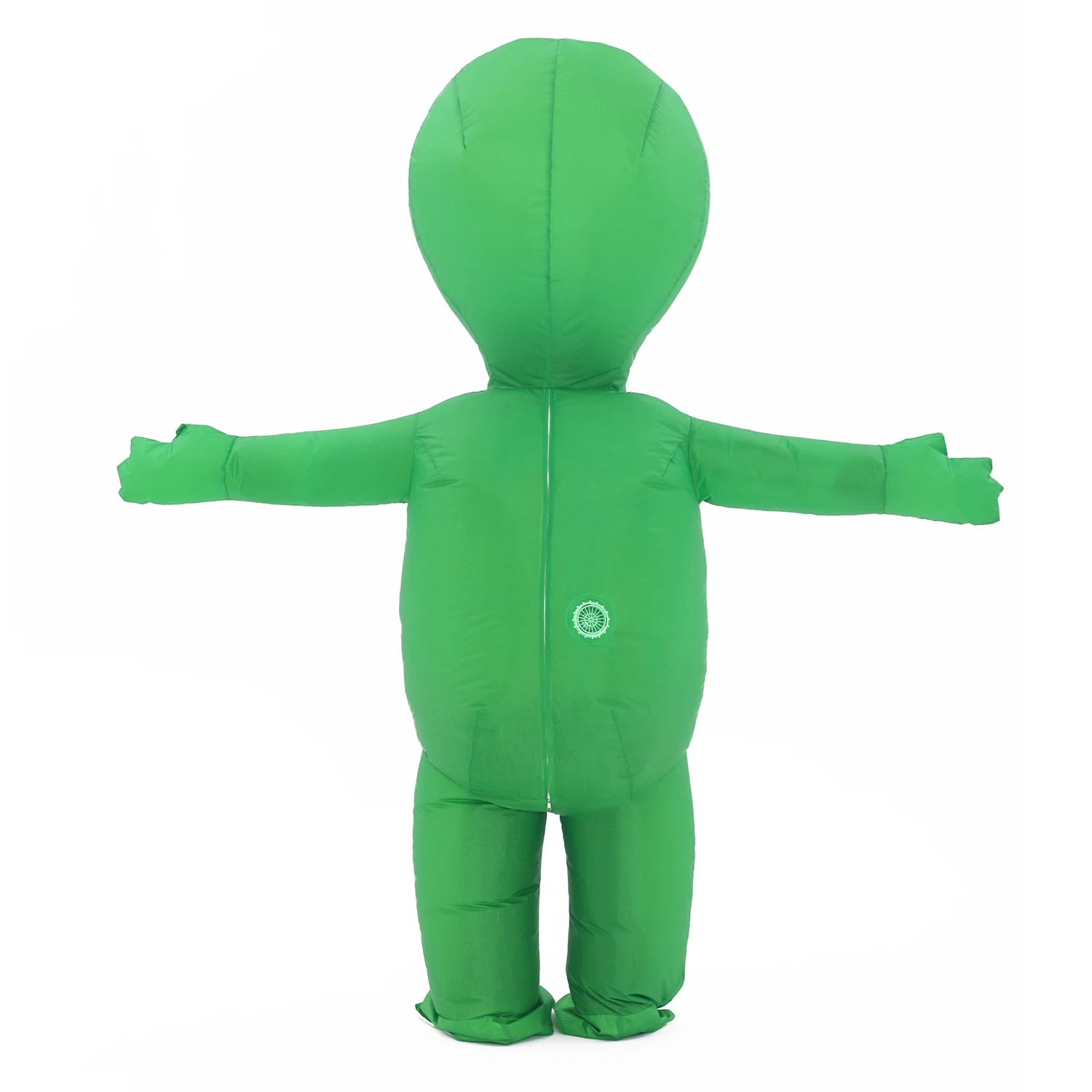 Déguisement alien gonflable silhouette extraterrestre