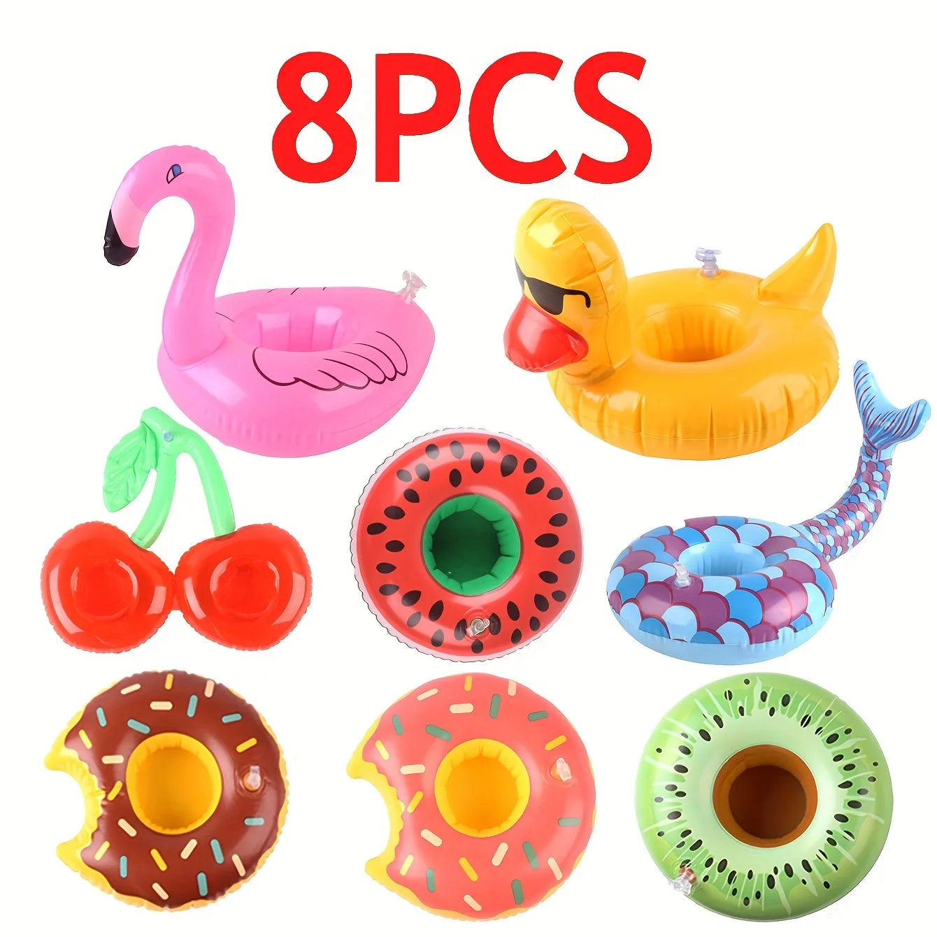Porte-boissons gonflable piscine résistant chlore