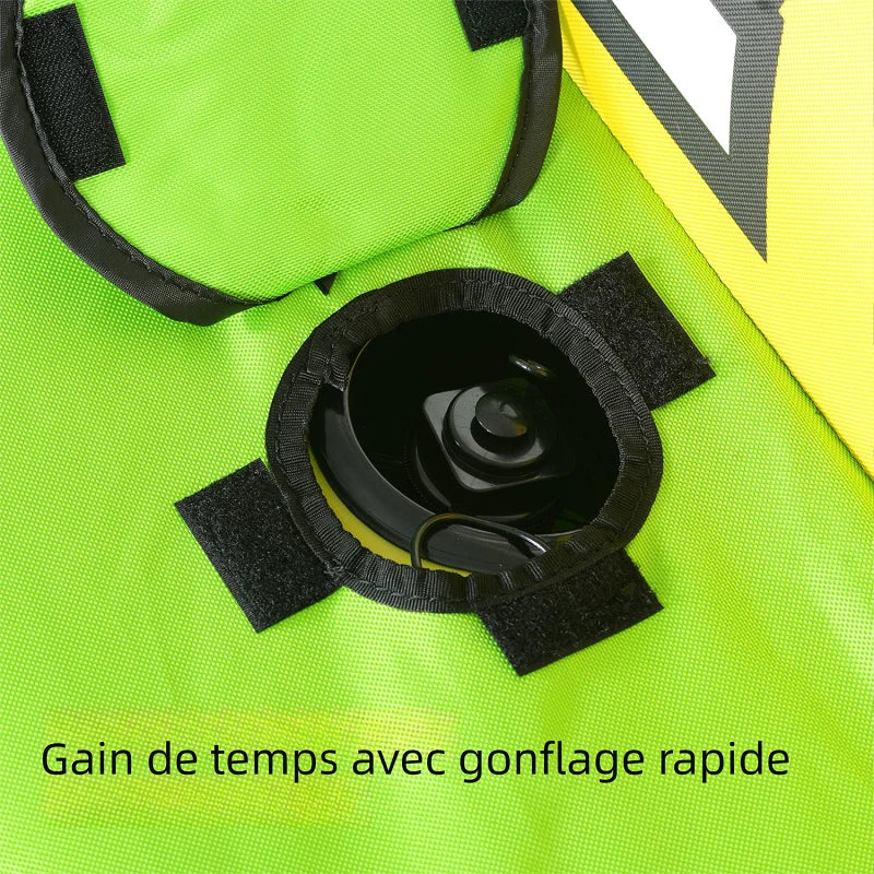 Poignées de la bouée tractée gonflable banane