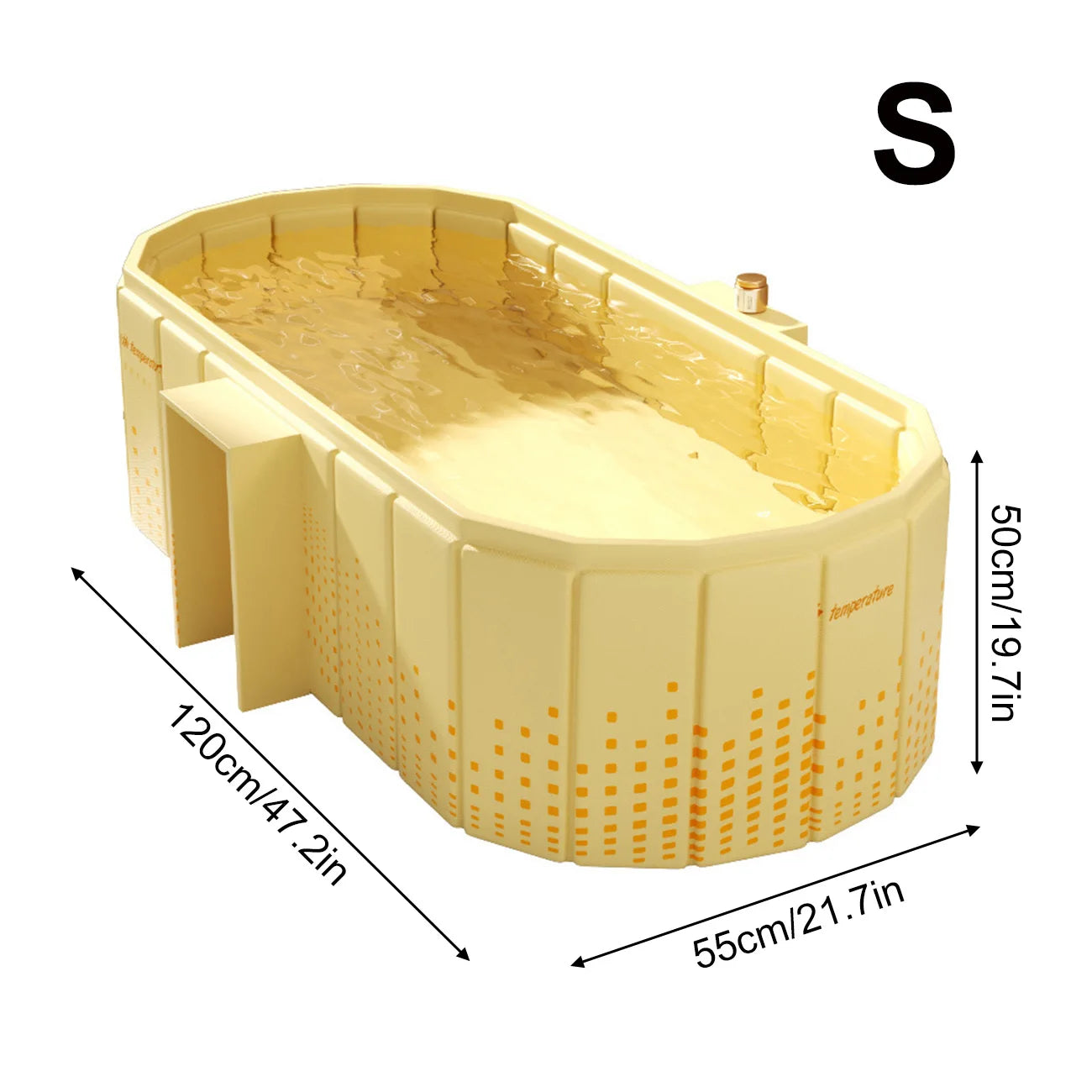 Bain froid isolé sportif cryothérapie domicile