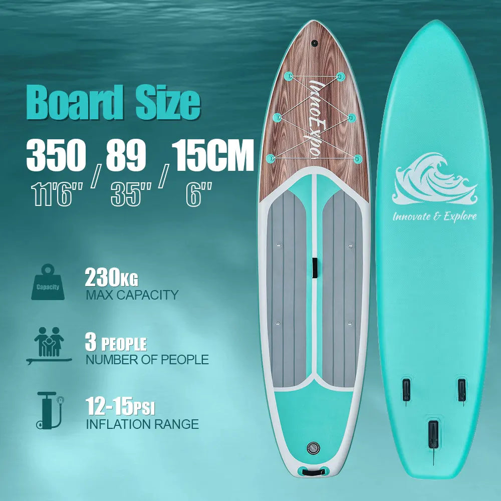 Stand up paddle gonflable en pleine glisse