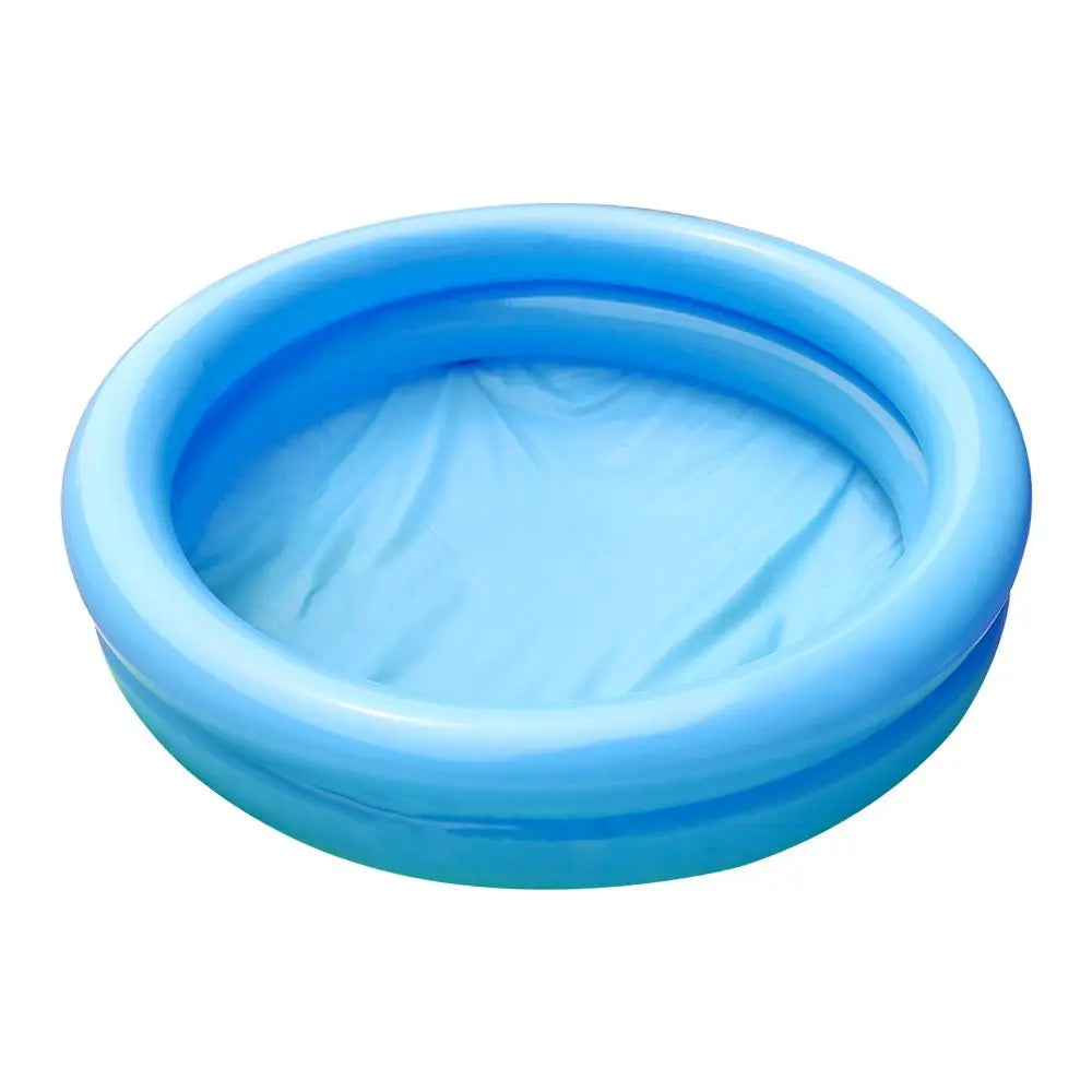 Piscine gonflable ronde bébé rangée après utilisation