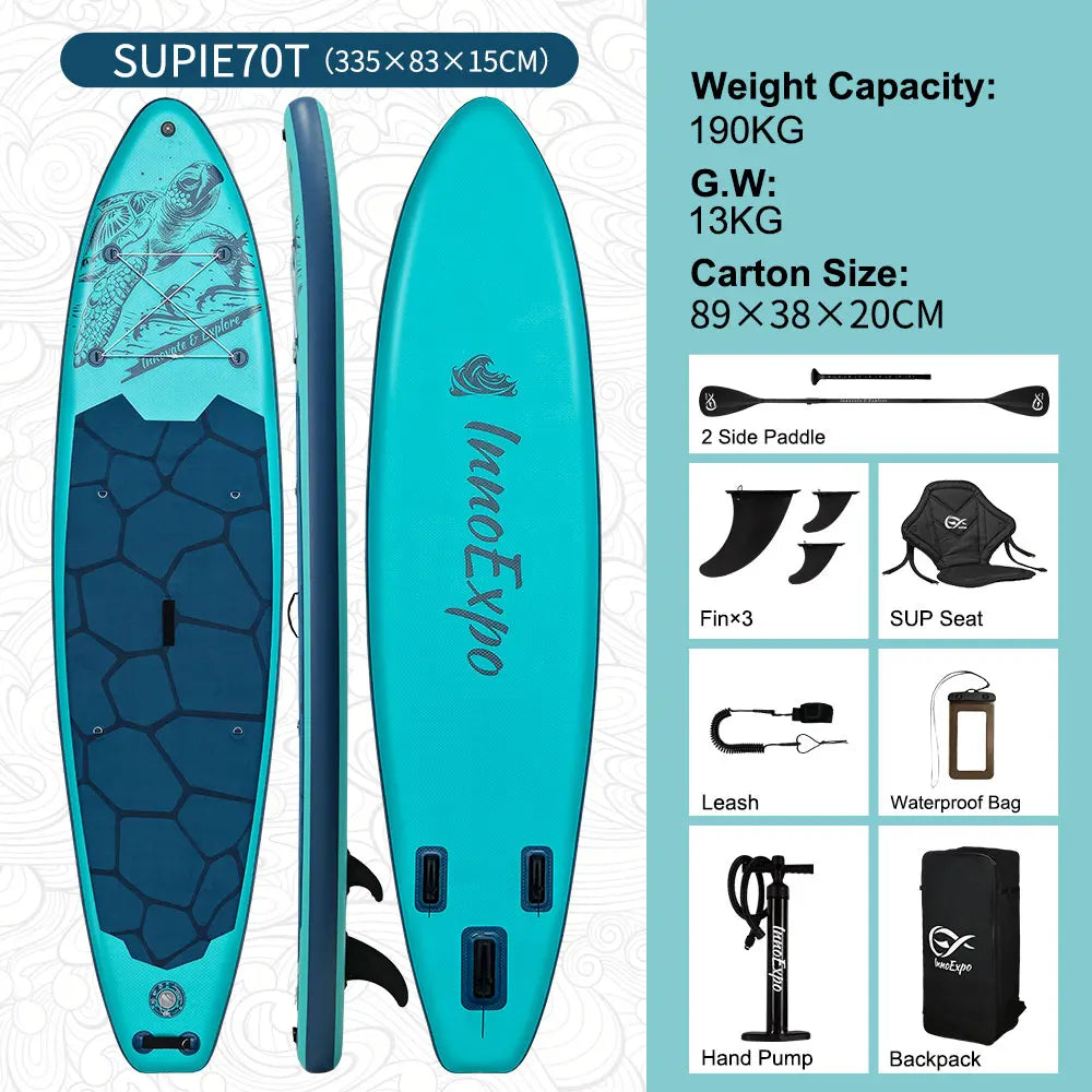 Kit complet du paddle gonflable adulte