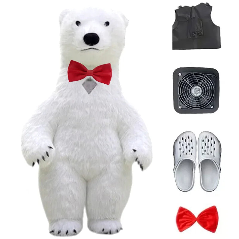 Costume gonflable mascotte géante pour animation commerciale