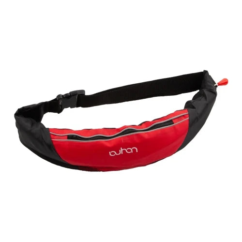 Ceinture de flottaison gonflable portée en kayak