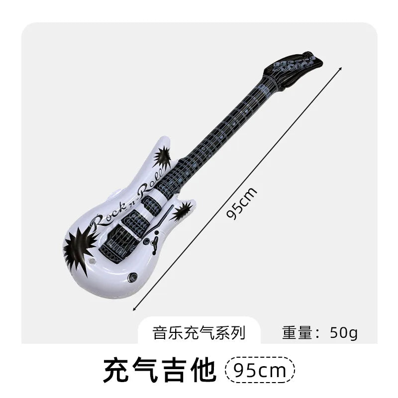 Inflatable Decoration Musical Instrument Guitar Microphone Piano Party