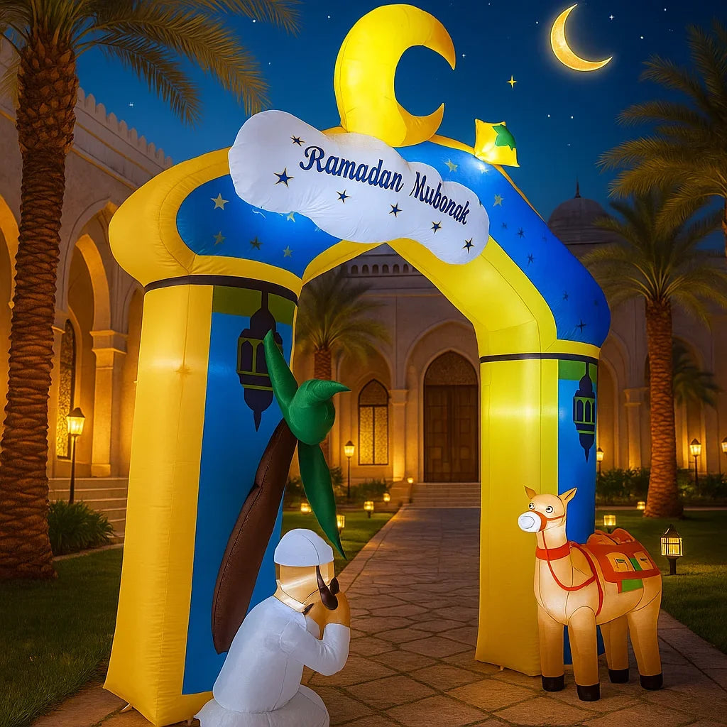 Dispositif de gonflage de la décoration Ramadan